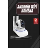Led Aydınlatmalı 5 Antenli Motorlu 1080p Wifi Kamera Sensörlü