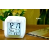 Led Dijital Renkli Masa Saati Alarm Termometre Tarih Masaüstü Saat (5324)