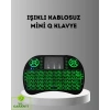 LED Işıklı Q Klavye – Touchpad, Numerik Tuş Takımı ve Multimedya Kısayolları