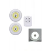 Led Lamba 3lü Uzaktan Kumandalı Yapışkanlı