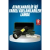 Led Lamba El Feneri Küçük Taşınabilir Usb Şarjlı Acil Durum Lambası