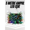 Ledli Fişli Led Dekor Lambası 5m Rgb Yılbaşı Ağacı Işığı