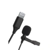 Lightning 2 Metre Double Mikrofon - Siyah