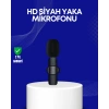 Lightning Girişli 2’li Kablosuz Yaka Mikrofonu Çift Kişilik Kayıt
