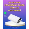Lightning ve Type-C Girişli 50000mAh Powerbank