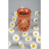 Lotus Çiçeği  El Yapımı Çömlek Buhurdanlık Tütsülük
