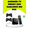M8pro Android Tv Box Ve Retro Oyun Konsolu 64gb