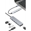 Macbook Pro/air Uyumlu USB Type-C 8 In 1 Hub Dönüştürücü Çevirici Çoklayıcı USB Hdmı Micro Sd 8 Girişli