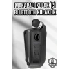 Makaralı Bluetooth Kulaklık Kulak İçi Android İos Uyumlu Titreşimli