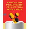 Matkap Ucu Temizlik Aparatı 3’lü Fırça Seti