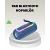 Mavi Taşınabilir Bluetooth Hoparlör Kompakt Tasarım ve Güçlü Ses