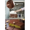 Meşhur Dubai Çikolatası Kalıbı Silikon - Büyük Tablet Çikolata Mum Kek Kalıbı Pasta Kalıbı