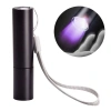 Mini Cep Boy USB İle Şarj Olan Oje Kurutucu Sahte Para Kontol LED UV Mor Işık El Feneri (5324)
