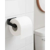 Modern Siyah Tuvalet Kağıtlığı Duvar Tipi Minimal Tasarım Peçetelik
