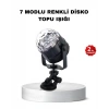 Müzik Ritmine Duyarlı Renkli Disko Topu – 7 Modlu Işıklı Parti Lambası
