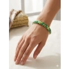 Mystic Emerald Mine İşlemeli Kelepçe Bileklik - Kbl0465