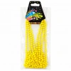 Neon Sarı Boncuk Kolye 80 Cm – Retro 80’ler 90’lar Parti Aksesuarı