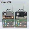 Nns NS-6697BT Taşınabilir Bluetooth Nostaljik Radyo (5324)