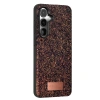 Onegif Samsung Galaxy S24 Fe Bright Simli Kapak - Derin Mor