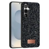 Onegif Samsung Galaxy S25 Bright Simli Kapak - Siyah