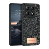 Onegif Xiaomi Mi 14t Pro Bright Simli Kapak - Siyah