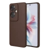 Oppo Reno 11f Kılıf First Silikon - Kahverengi
