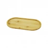 OVAL AHŞAP BAMBU YAĞDANLIK ALTLIK 12X23CM (5324)