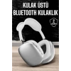 P9 Air Max Kablosuz 5.0 Mikrofonlu Bluetooth Kulaklık Beyaz Yüksek Ses Kaliteli
