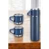 Paslanmaz Çelik 3’lü Termos Seti Vakumlu Ve 8 Saat Isı Koruma