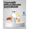 Pembe ve Beyaz Renk Seçenekli Mini Boy Meyve Sıkıcı