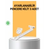 Pencere Cam Emniyet Kilidi Açılma Sınırlayıcı Set