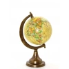 Pirinç Dünya Küre 3382a