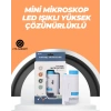 Portatif El Mikroskop – LED Işıklı, Aynı Anda Net Odaklama