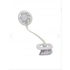 Portatif Işıklı Mini Klipsli Fan