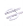 POŞETLİ BANYO-WC - KİLİTLİ BEYAZ PVC KAPI KOLU (5324)