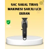Profesyonel Tıraş Makinesi Lcd Ekranlı Turbo Mod Ve Güçlü Motor
