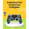 Ps4 Uyumlu Kablosuz Oyun Kolu Ergonomik Çift Titreşimli