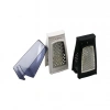 QLUX L-00667 İDEA DİKEY HAZNELİ=ŞEFFAF MİKA KRİSTAL ÇİFT TARAFLI RENDE TABAN: 9X10.5CM Y: 21CM PLASTİK GÖVDE (5324)