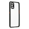Realme 7 Pro Kılıf Miami Şeffaf Silikon - Siyah
