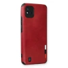 Realme C11 2021 Kılıf Loop Deri Silikon - Kırmızı