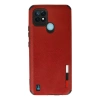 Realme C21 Kılıf Loop Deri Silikon - Kırmızı