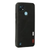 Realme C21 Kılıf Loop Deri Silikon - Siyah