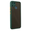 Realme C25 Kılıf Montreal Silikon Kapak - Yeşil