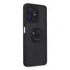 Realme C53 Kılıf Montreal Yüzüklü Silikon Kapak - Siyah