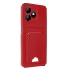 Realme Note 50 4g Kılıf Kelvin Kartvizitli Silikon - Kırmızı