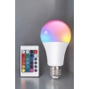 RGB Led Lamba Led Işık Ampul Renk Değiştirebilen 100 Watt