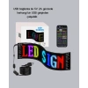 RGB LED Panel – USB Güç Girişli, GIF ve Yazı Gösterimli Akıllı Ekran