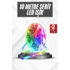Rgb Şerit Led 10 Metre Led Işık Kumanda İle Kontrol Rgb