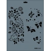 Rich New Seri N-117 Stencil 35x25 cm