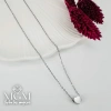Rodyum Zincir : Çelik Çelik Kolye 40+5 Cm - Kl0238